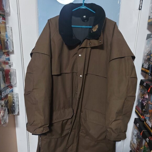 Vintage Kanuk Mens Winter Coat Long Size 5 Dark Green Kaki 46 Inch Excellent   E - Picture 1 of 13